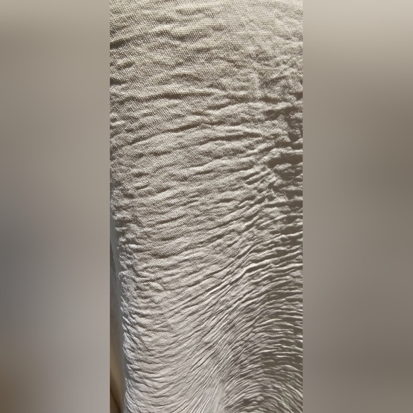 DKNY Women's Rouched 3/4-Sleeve Hammered Satin feel Top Small - Picture 4 of 6